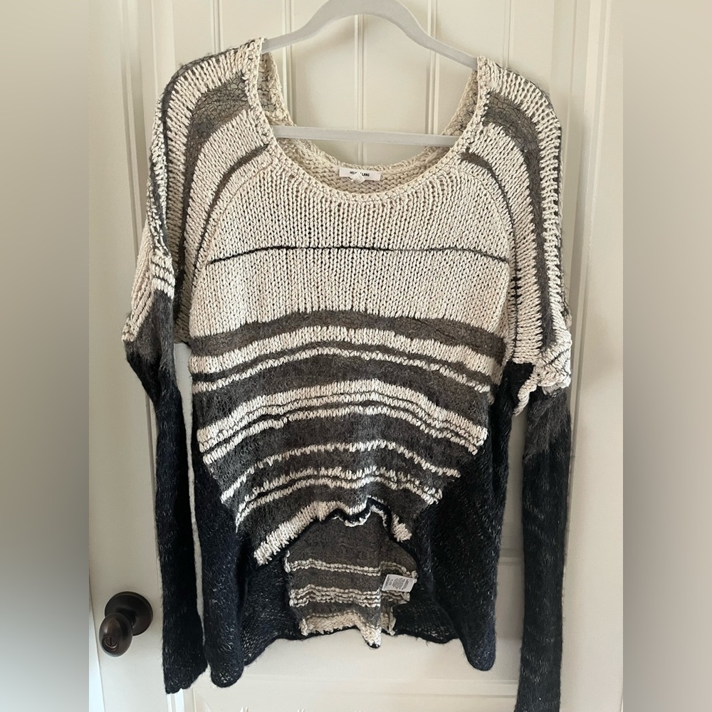Helmut Lang distressed sweater